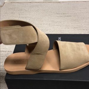 Brand new VINCE beige suede sandals